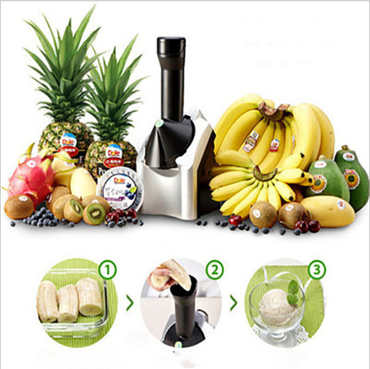 Source manufacturer electronic ice cream machine household electric fruit ice cream machine children ice cream making machine