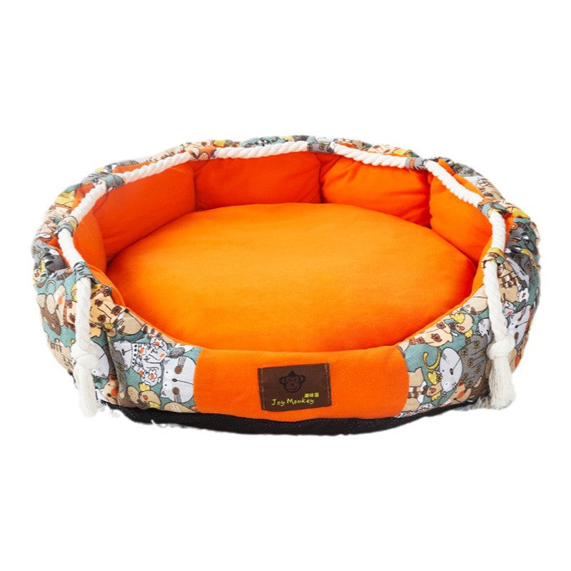 Dog kennel universal for all seasons, detachable and washable pet kennel, cat kennel, large, medium and small dog kennel, dog bed, summer cool mat nest