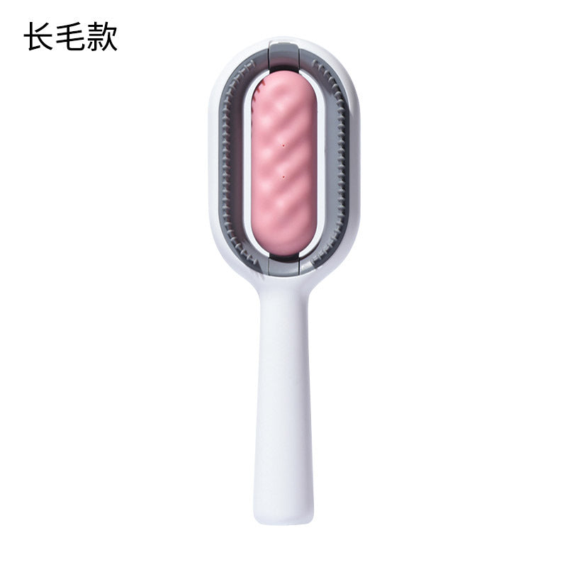 Gravity pet cleaning hair removal comb with wash-free wet wipes sticky hair device cat comb dog to remove floating hair for cats and dogs