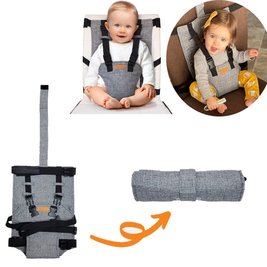 Children's chair safety belt baby seat protection anti-fall fixed belt safety belt dining belt dining chair bag