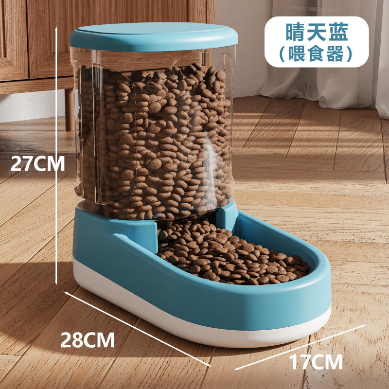 Dog drinking fountain cat automatic feeder dog feeding water cat drinking water flowing water unplugged kettle pet supplies