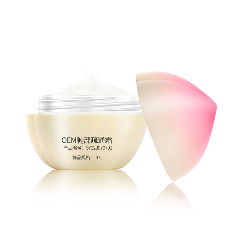Beautiful breast massage essential oil to loosen knots, dredge meridians and tighten chest peaks care and maintenance lotion essential oil massage OEM customization