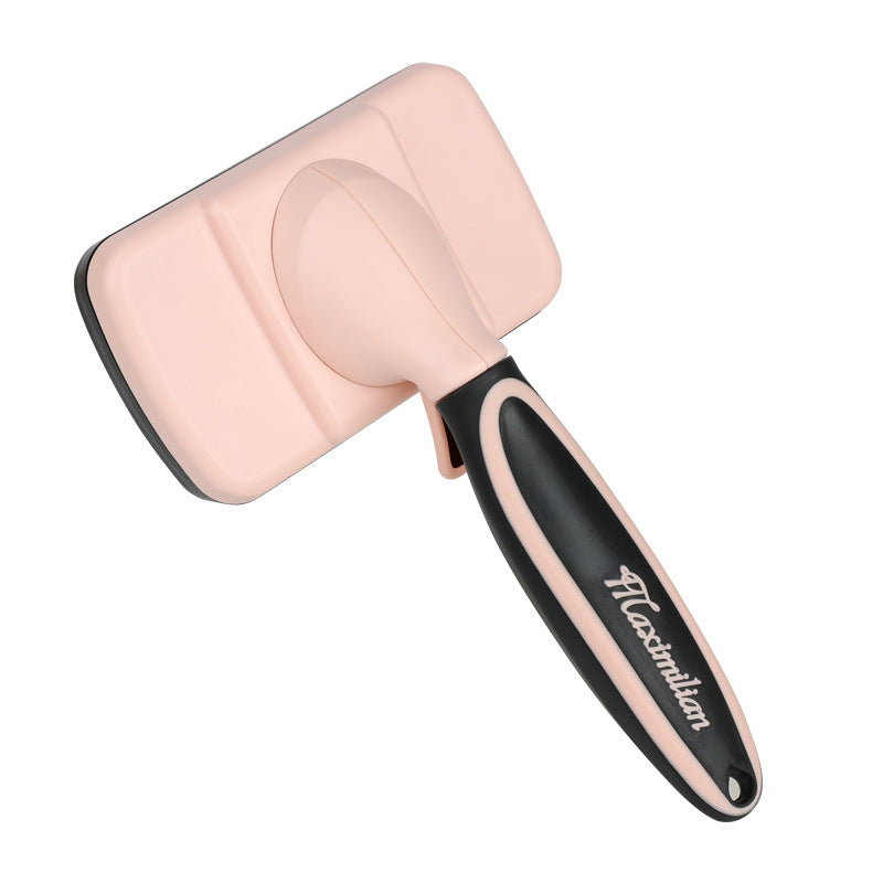 Pet comb dog supplies automatic hair removal comb cat comb knot removal hair removal self-cleaning needle comb